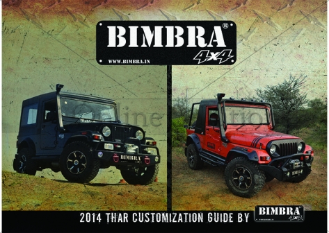 Brochure Designing for Bimbra 4x4