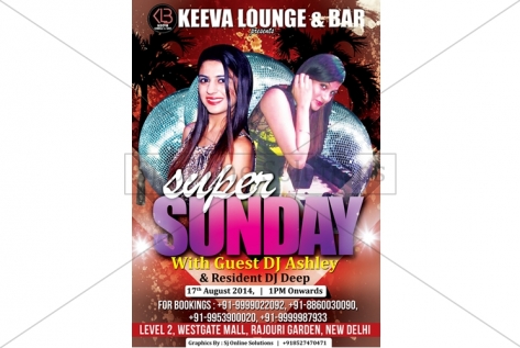 Creative Design For Super Sunday With DJ Ashley And Splitsvilla Fame Sonali Katyal