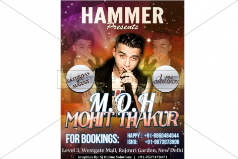 Creative Design For Party With Artist M.O.H