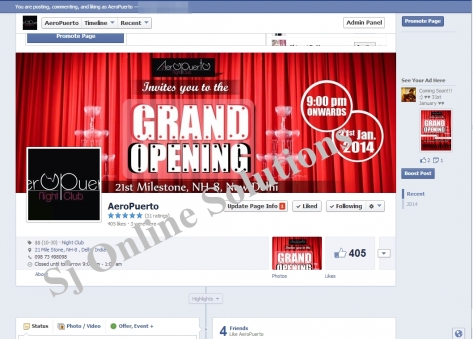 Online Marketing for Club Aeropuerto