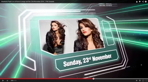 Video Designing For Live And Loud With Akanksha Popli At Keeva Lounge & Bar