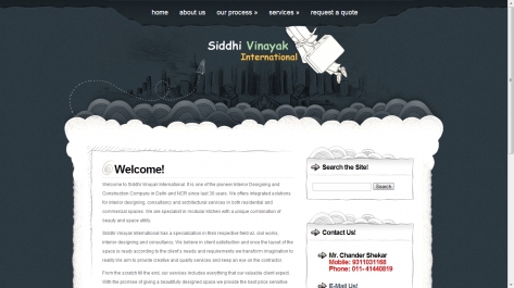 Website for Siddhi Vinayak International