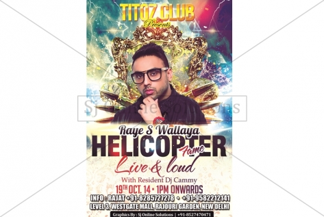 Live And Loud At Party With Helicopter Fame