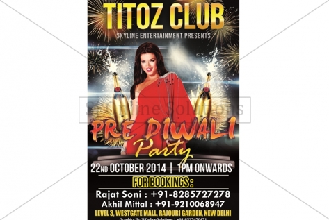 Creative Designing For Pre Diwali Party