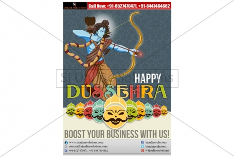 Newsletter Designing For Dussehra